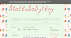 Desktop Screenshot of blablababyblog.it
